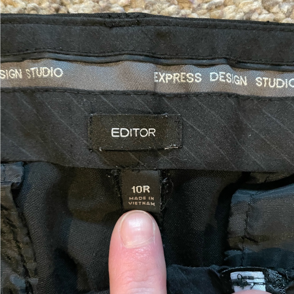 Express Editor Pant. Women’s Size 10r - image 2